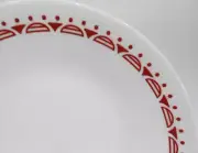 ❤️ Corelle CORDOBA RED 6 3/4" APPETIZER PLATE Bread Inspired by Ancient Patterns