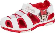 [Disney] Minnie Mouse Sandals For Kids Girls Closed Toe Sports Sandals Open Walking Shoes