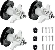 Dibanyou Pack of 3 Spindle Assembly with Pulley for Cub Cadet MTD Troy Bilt 618-04126 618-04126A 918-04125 918-04125B 918-04125C Columbia GT5024 LTX1050KH