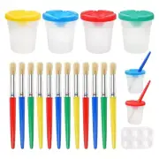 Kids Paint Brushes, 17Pcs Childrens Paint Brushes Set, Paint Brushes for5228