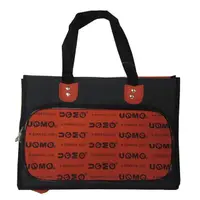 在飛比找PChome24h購物優惠-UNME 手提袋大容量可A4資料夾水瓶網袋可提防水尼龍布台灣