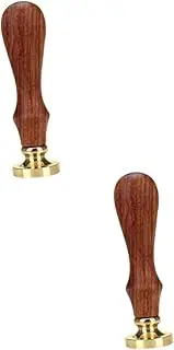 TOGEVAL 2pcs Retro Wooden Date Stamps Roller Seal Stamps Set for DIY Scrapbooking Life Tree 12 Styles