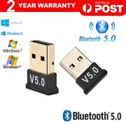 Bluetooth 5.0 USB Adapter Dongle Receiver Wireless Win 7 10 BT 4.0 Compatible