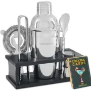 Mixology Bartender Kit - 8, 9, 10 & 15-Piece Bar Sets with Stand