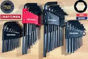 4 Pack Craftsman Allen Wrench Hex Key Set Metric & Standard Long And Short