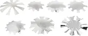 Healeved Diy Nail Art Templates Pcs Nail Trimmer Stencils for French Manicure Shape