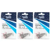 3x Jarvis Walker Tangle Free Whiting Rig Hooks Size 4