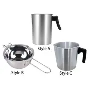 Candle Making Pouring Pot Heat Resisting Handle with Spout Lightweight Wax
