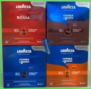 240 coffee ALUMINUM capsules LAVAZZA compatible NESPRESSO pods (80 c. x 3 boxes)