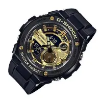 在飛比找Yahoo!奇摩拍賣優惠-G-SHOCK CASIO卡西歐 絕對悍將時尚腕錶 黑金 男