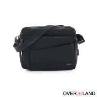 在飛比找momo購物網優惠-【OverLand】美式十字軍 - 經典素面百搭個性斜背包(