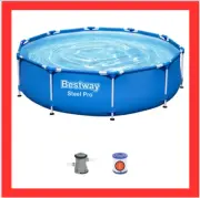 BESTSELLING Bestway Hydro Force 10ft Frame Swimming Pool - FREE SHIPPING AU