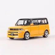 Scale Finished Model Car 1:64 Scale for Toyota BB P30 Metal Casting Car Model Simulation Miniature Vehicle Souvenir Die-cast Vehicle(Yellow)