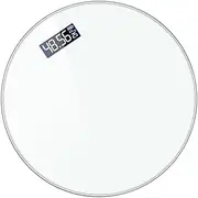 Healeved Weighing Scale Smartphone Smart Bathroom Scales Digital Scales for App Scales Weight Machine Food Weight Weighing White Explosion-Proof Tempered Glass