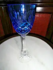 Faberge Odessa Sky Blue Crystal Colored Glass