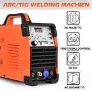 HITBOX AC/DC TIG Welder/Foot Pedal TIG/MMA DC Current Alumin Welder Machine 220V