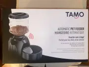 TAMO AUTOMATIC PET FEEDER FOR CATS AND DOGS - NEW IN BOX (VOICE RECORDED)