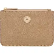 New Oroton Melanie Medium Pouch Pale Gold Zip Clutch Wallet Purse RRP $125