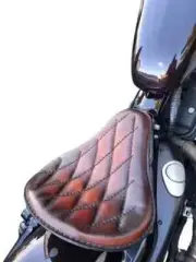Universal Bobber Chopper Custom Solo Seat handmade leather