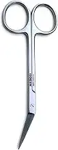Iris Scissor Straight 4.5" - Dental Iris Scissor Curved Tungsten Carbide - Surgical Dissection Scissor Angular (Iris Angular)