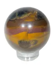 Tiger Jasper Sphere - Stand Included - A