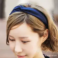 在飛比找松果購物優惠-韓國交叉髮帶 20色任選 麂皮 彈性棉 韓版熱銷束髮帶 頭帶