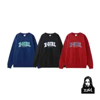 在飛比找蝦皮商城優惠-x-girl COLLEGE LOGO CREW SWEAT