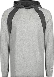 [BOCOMAL] FR Hooded T Shirts 4oz EX Lightweight Heather Series Flame Resistant NFPA2112 CAT1 Work Shirt Baselayer
