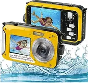 Underwater Cameras, Full HD 2.7K 48MP Waterproof Digital Camera with 16X Digital Zoom, Compact Point and Shoot Camera for Snorkeling (#11)