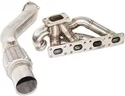 Xuanqingyi Store Turbo Exhaust Header Downpipe 92-96 Compatible with BMW E36 M42 318i 318is 318ti