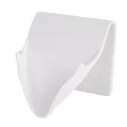 4 Pcs Seamless Paste Wall Hanging Soap Box Bathroom Drain Soap Holder white
