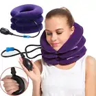 Air Inflatable Pillow For Easing Muscle Pain Cervical Neck Traction Device Brace