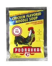 Podravka Chicken Flavored Noodle Soup - 2.2 Ounce (62 g)