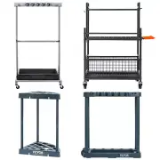 VEVOR Garden Tool Storage Rack Organizer 10 /16 Slots with Hooks/19 /10 Slots