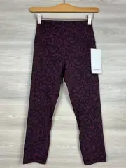 Lululemon Align HR Crop HR 21” Nulu Size 6 Formation Camo Dark Adobe FCDA 25576