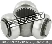 Spider Assembly Slide Joint 22X31.95 For Nissan Micra K12 (2002-2010) (for: Nissan)