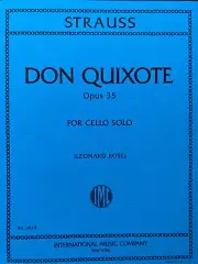 Strauss, Richard - Don Quixote, Op 35 edited by Leonard Rose (IMC # 1628)