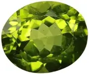 [DINJEWEL] 9.25 Ratti / 8.20 Peridot Stone Original Certified Superfine AAA+++ Quality for Men And Women's, Free, Gemstone, peridot
