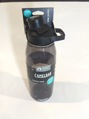 CamelBak Chute Mag 50oz Tritan Renew Water Bottle Charcoal Grey Translucent