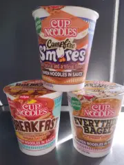 Cup Noodles Breakfast Combo.