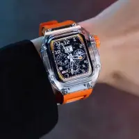在飛比找Yahoo!奇摩拍賣優惠-森尼3C-Apple Watch 8 7 SE 金屬錶殼 金