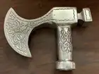 Antique AXe Cobra Head Handle Wooden Vintage Style Walking Stick Design Gift