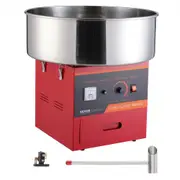 VEVOR Electric Cotton Candy Machine, 1000W Candy Floss Maker, Commercial Cotton Candy Machine with Stainless Steel Bowl, Sugar Scoop, and Drawer, Perf