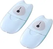 BESPORTBLE 2pcs Travel Portable Soap Flakes Scented Reusable Hand Washing Soap for Outdoor Office and Home Use for Camping and Travel Hygiene