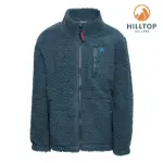 【HILLTOP 山頂鳥】HILLTOP FLEECE 童款保暖搖粒絨刷毛外套 PH22XCJ3 藍綠