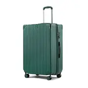 ZUNI Luggage Suitcase 28" Trolley Set TSA Lock Storage Hard Case Dark Green