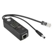 Active PoE Splitter Power Over Ethernet 48V to 12V 2A For IEEE802.3af 15.4W US