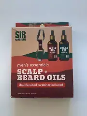 SIR Handsome MEN’s Essentials Scalp +Beard Oil Tea Tree And Castro Oil 50mlx2