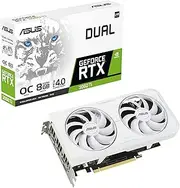 ASUS Dual GeForce RTX 3060 Ti OC Edition 8GB GDDR6X White (NVIDIA Ampere, 8GB GDDR6X Memory, PCIe 4.0, 1x HDMI 2.1, 3X DisplayPort 1.4a, DUAL-RTX3060TI-O8GD6X-WHITE)