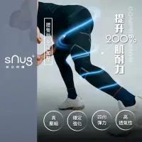 在飛比找Yahoo!奇摩拍賣優惠-【sNug直營-全壓式強肌力壓縮褲-男版】國際標準七段式壓力